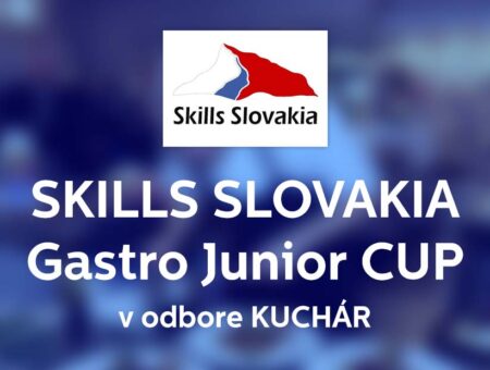 Vyhlásenie 14. ročníka celoslovenskej postupovej súťaže SKILLS SLOVAKIA – GASTRO JUNIOR CUP 2024 / 2025 v odbore KUCHÁR